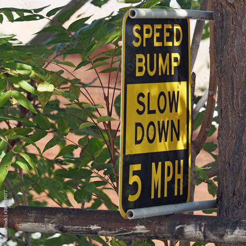 Speed Bump Sign