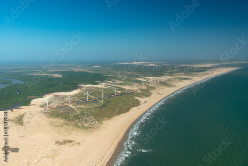 Parque eólico em Luís Correia no Ceará © Zig Koch