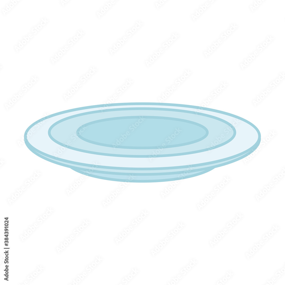 plate line and fill style icon vector design plate line and fill style icon vector design