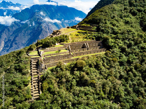 “CHOQUEQUIRAO” Esta antigua ciudad inca es conocida como la hermana menor de la Maravilla del Mundo(Machupicchu). Según diversas investigaciones, Choquequirao también sería una fortaleza y un centro c photo