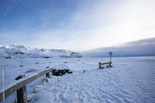 Iceland near Jökulsárlón Glacier