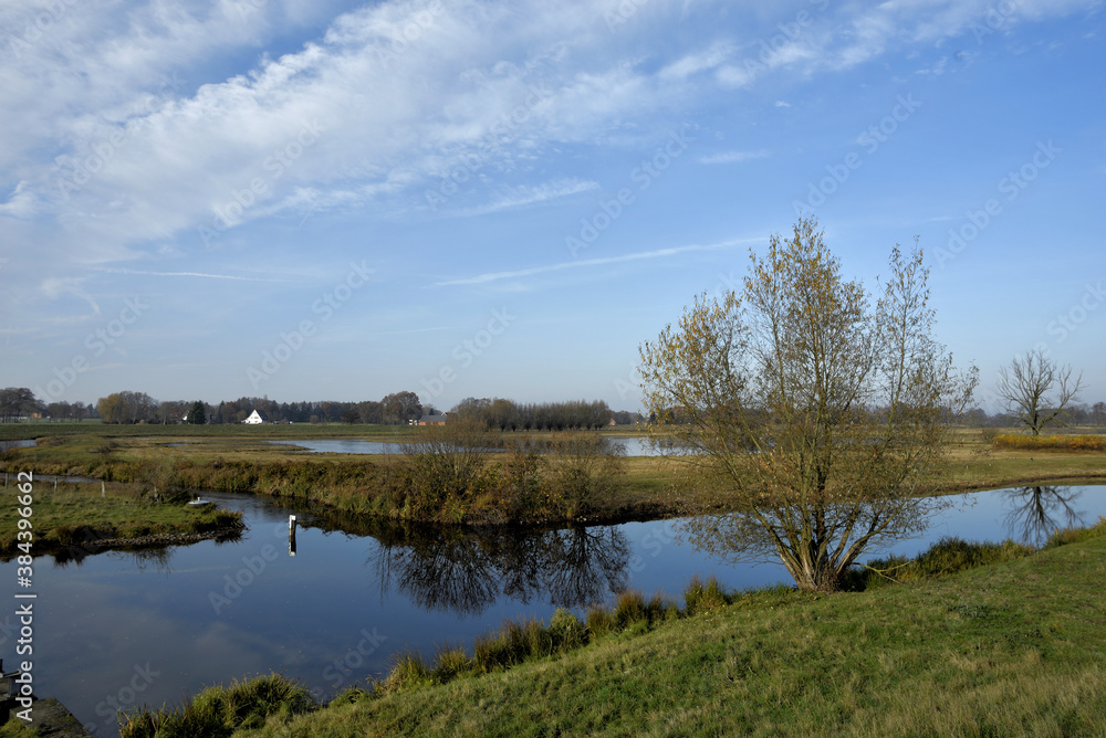 Nature reserve with lakes in sunny weather near Paderborn Nature reserve with lakes in sunny weather near Paderborn