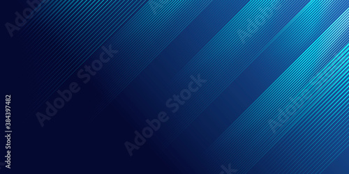 Modern blue abstract geometric technological background. Template brochure and layout design 