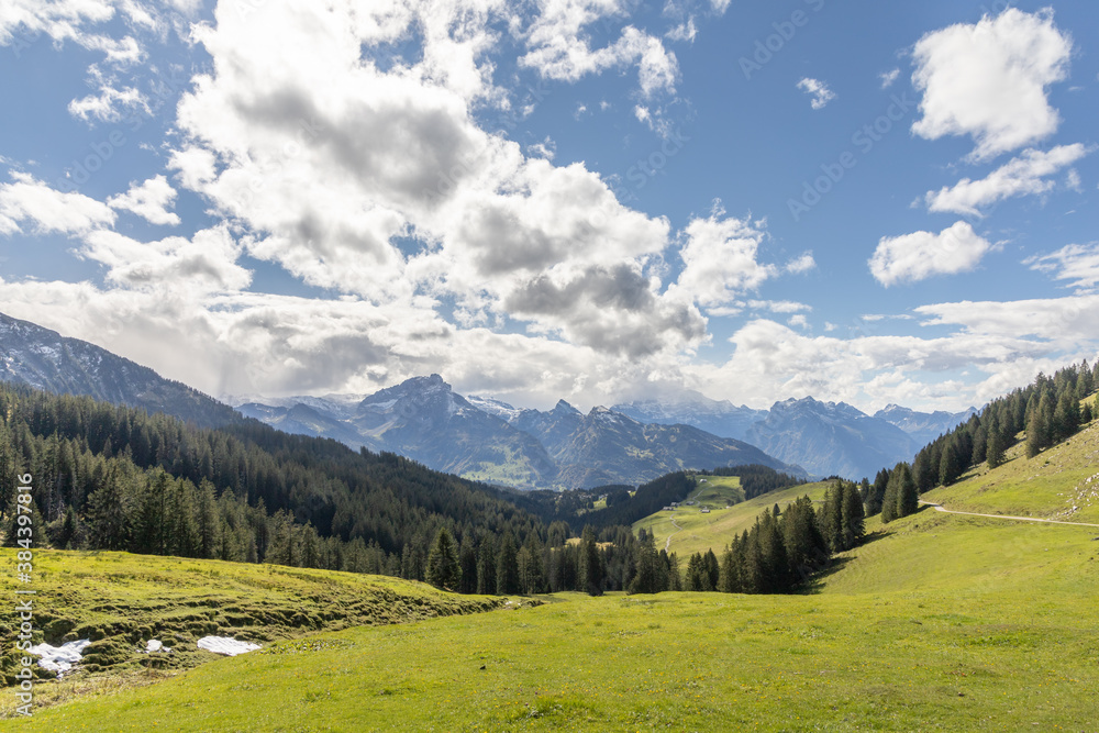 Swiss mountain landscape