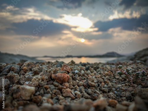 beach at sunset