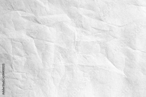 white crumpled paper background texture 