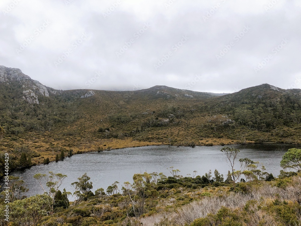 the lake in Cradle Mountain
