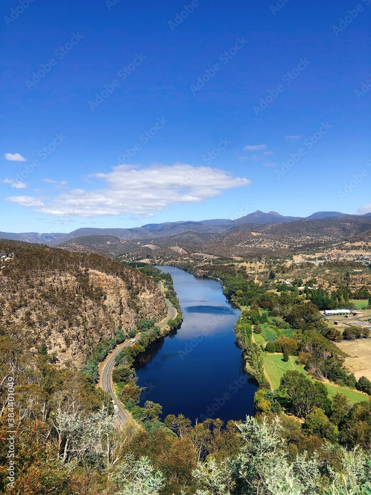 the beautiful river of Tasmania