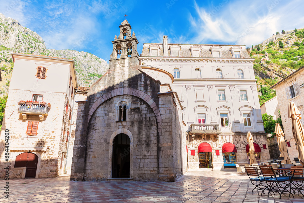 Saint Michael Church in Kotor Old Town, Montenegro