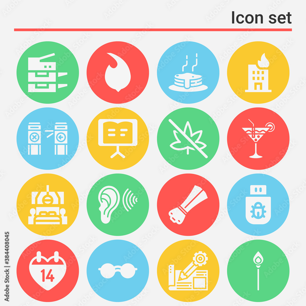 16 pack of make filled web icons set 16 pack of make filled web icons set