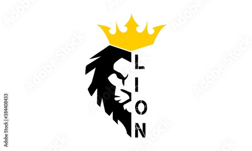 lion vector icon