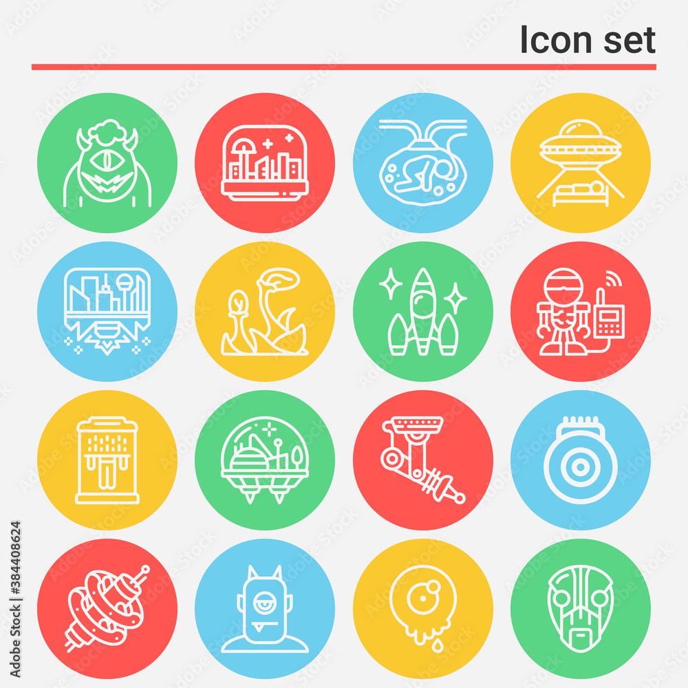 16 pack of wi lineal web icons set 16 pack of wi lineal web icons set