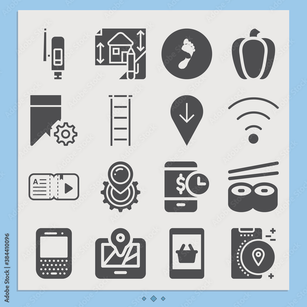 Simple set of find related filled icons. Simple set of find related filled icons.
