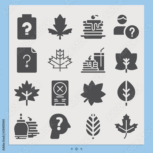 Simple set of possibly related filled icons.