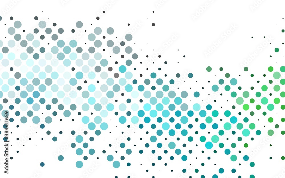 Light Blue, Green vector template with circles.