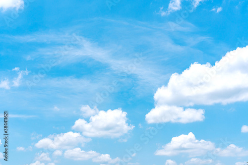 Fototapeta Naklejka Na Ścianę i Meble -  Blue sky with white clouds,
