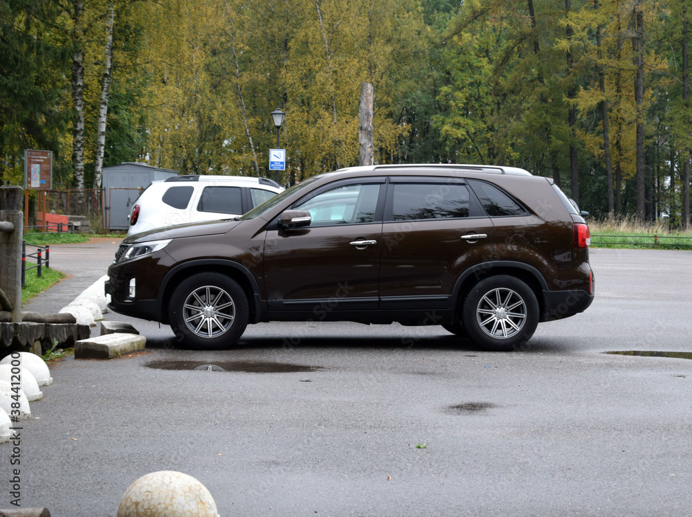 car parked in the lot