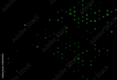 Dark Green, Yellow vector template with rhombus. © Dmitry