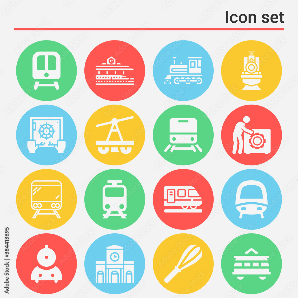 16 pack of robbery filled web icons set 16 pack of robbery filled web icons set