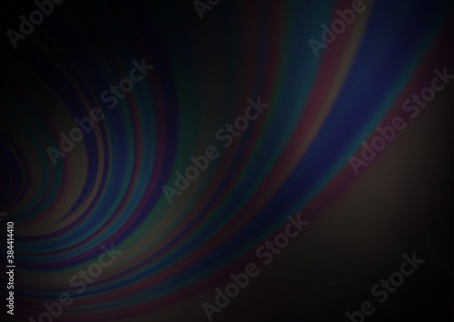 Fototapeta Naklejka Na Ścianę i Meble -  Dark BLUE vector abstract blurred pattern.
