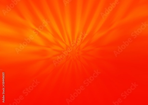 Light Orange vector blurred background.