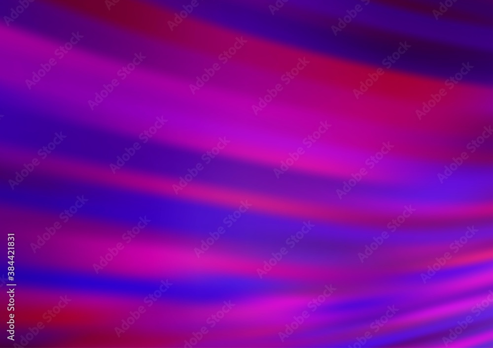 Fototapeta premium Light Purple vector abstract blurred template.
