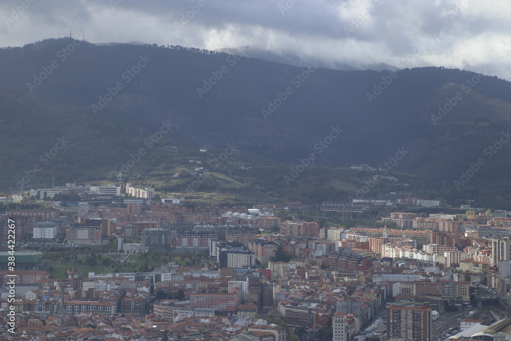 View of the city of Bilbao