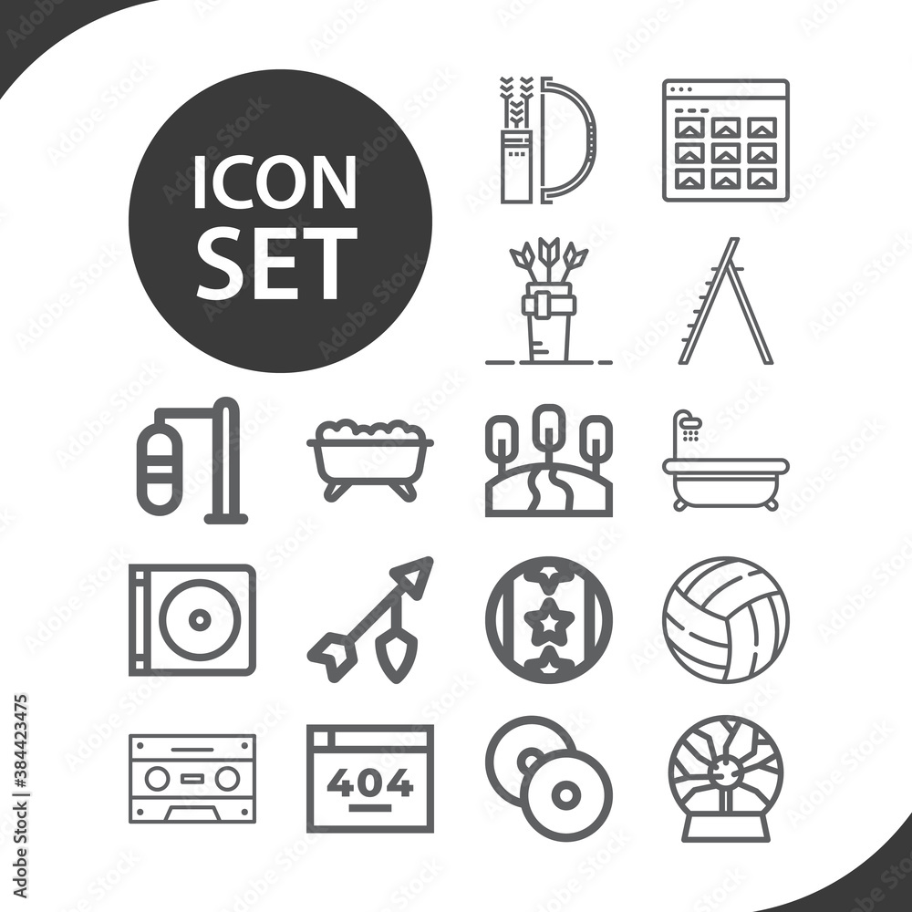 Simple set of foot related lineal icons.