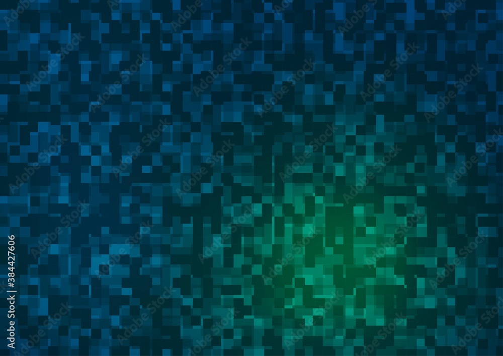 Light Blue, Green vector backdrop with rectangles, squares.