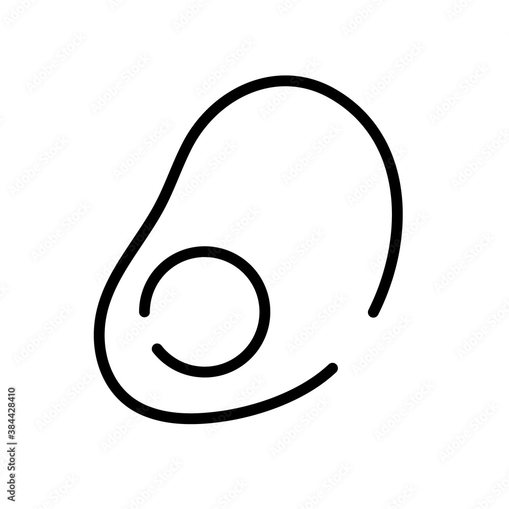 egg fried nutritive food line style icon egg fried nutritive food line style icon
