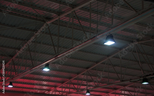 steel roof ,metal roof in construction site