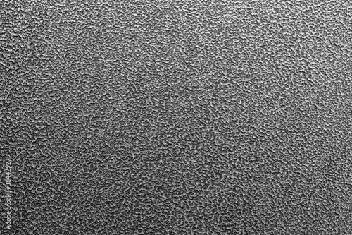 texture and background of hammered powder paint coating on flat sheet steel surface