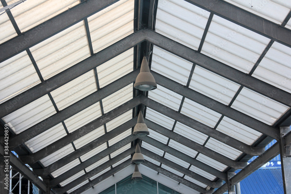 steel roof ,metal roof in construction site steel roof ,metal roof in construction site