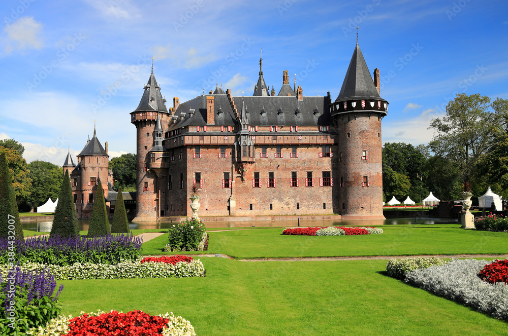 Beautiful castle. The Netherlands, Europe. Beautiful castle. The Netherlands, Europe.