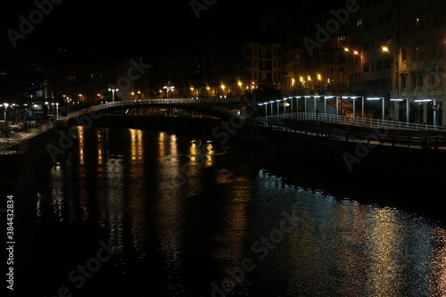 View of the river of Bilbao © Laiotz