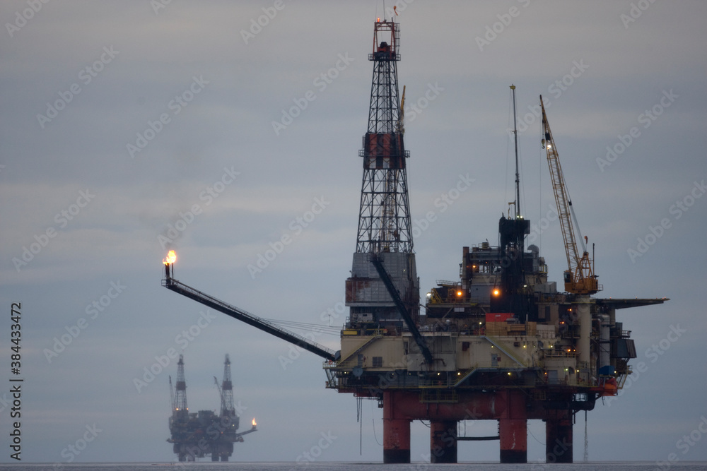 Offshore Oil Rig, Cook Inlet, Alaska