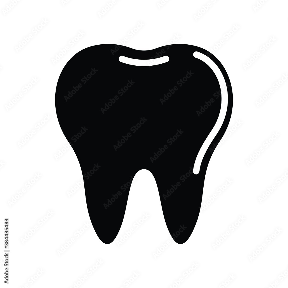 Tooth Oral Hygiene Glyph Icon Tooth Oral Hygiene Glyph Icon