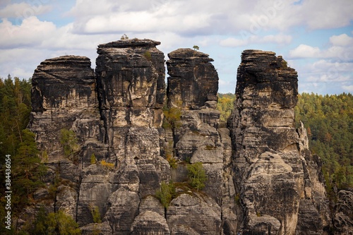 Bastei , Sächsische Schweiz , Elbe
