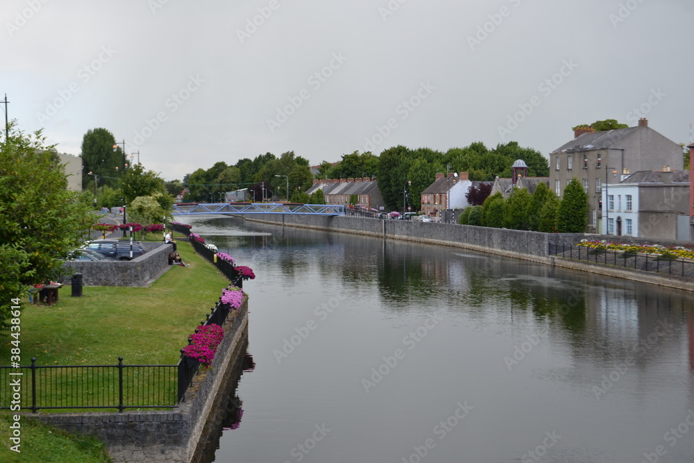 Beautiful View Of Kilkenny River In Kilkenny, Ireland In Summer