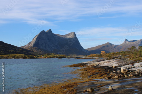 A trip through Northern Norway  close to the arctic circle in beautiful autumn