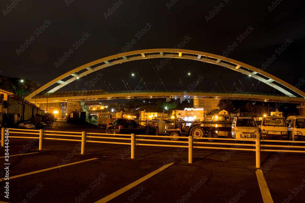 Naklejka premium 夜の街