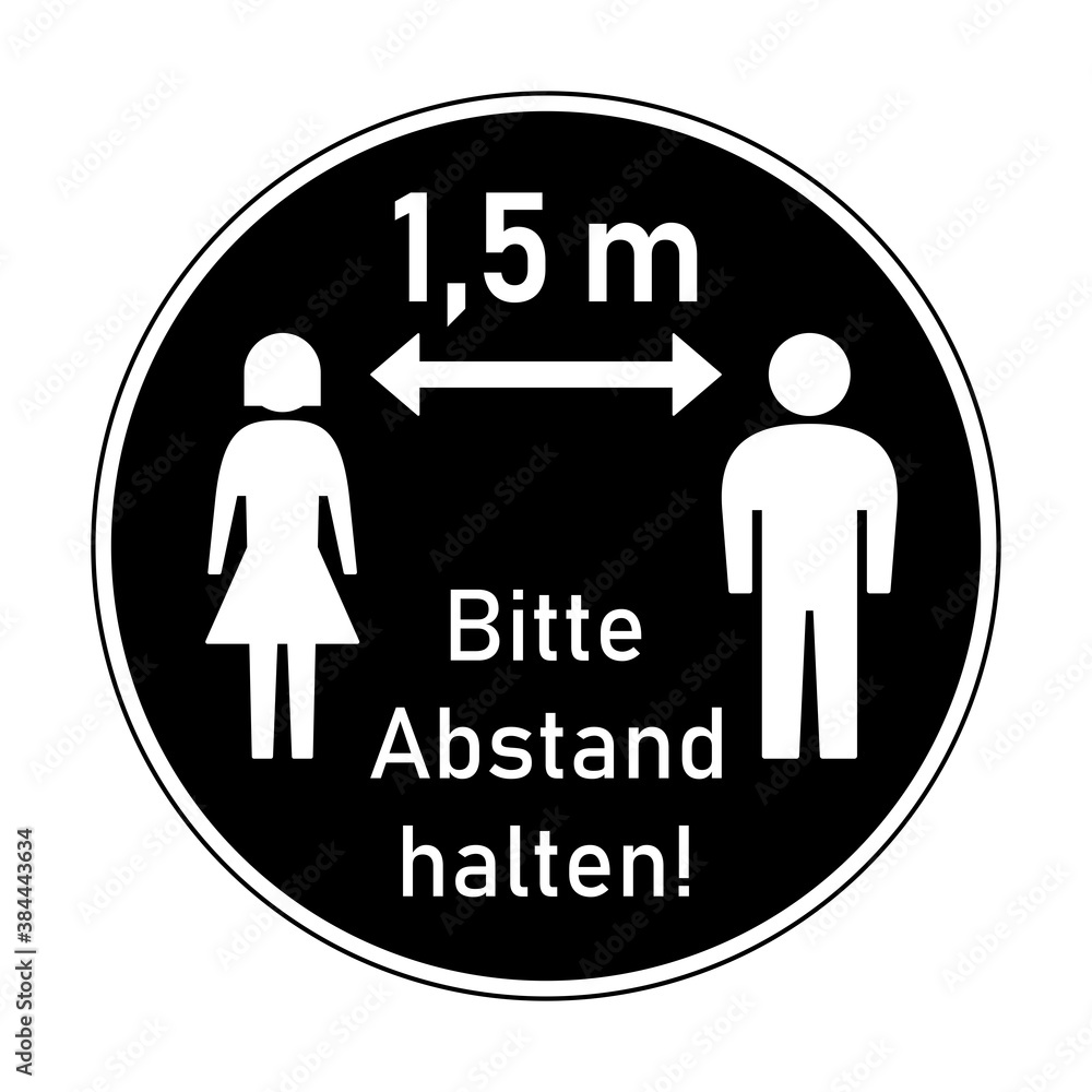 Bitte Abstand halten ( Bitte Abstand halten (
