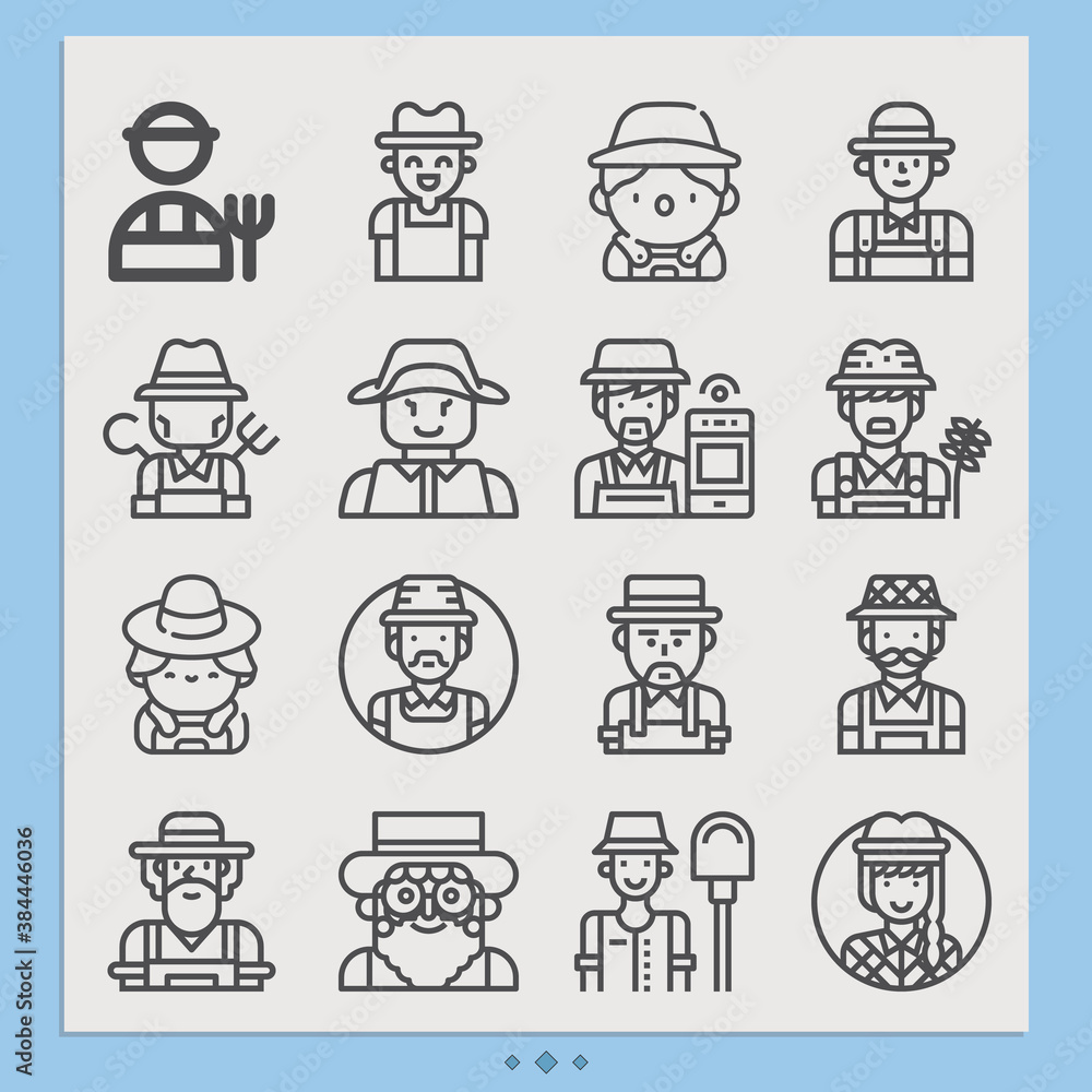 Simple set of wisconsin related lineal icons. Simple set of wisconsin related lineal icons.