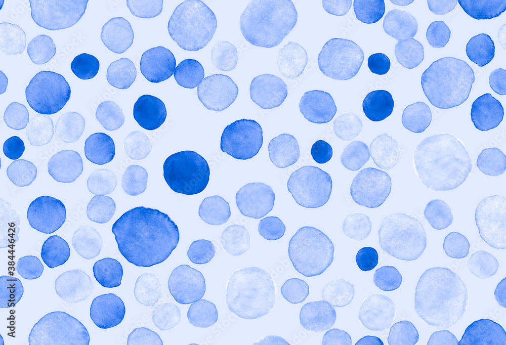 Seamless Circle Pattern. Watercolour Splash Seamless Circle Pattern. Watercolour Splash