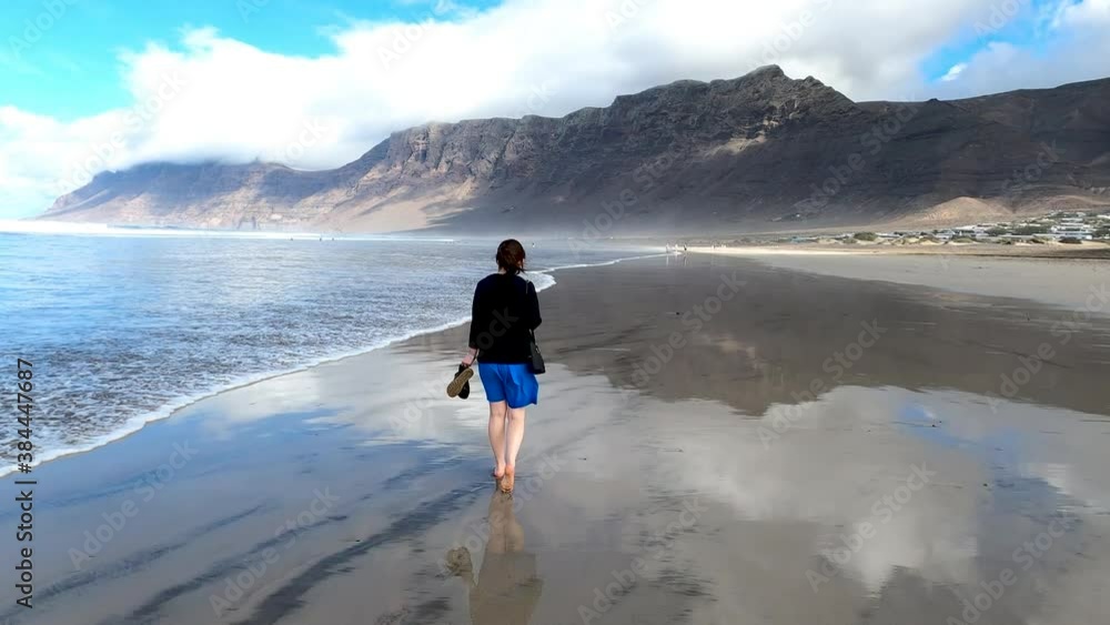 walking on the beach walking on the beach