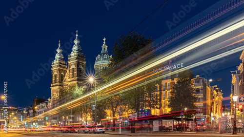 Canvas Print life at Amsterdam