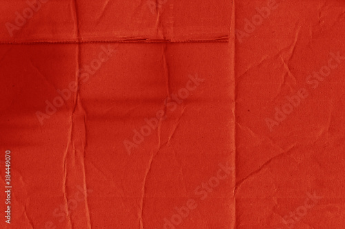 Wallpaper Mural A red vintage rough sheet of carton. Recycled environmentally friendly cardboard paper texture. Simple and bright minimalist papercraft background.
 Torontodigital.ca