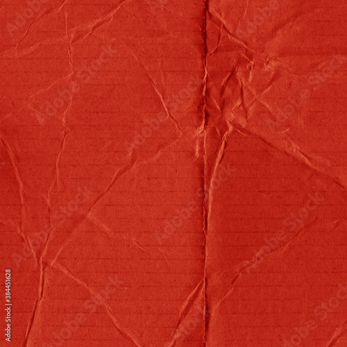 Wallpaper Mural A red vintage rough sheet of carton. Recycled environmentally friendly cardboard paper texture. Simple and bright minimalist papercraft background. Torontodigital.ca