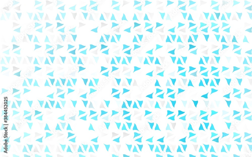 Light BLUE vector cover in polygonal style.