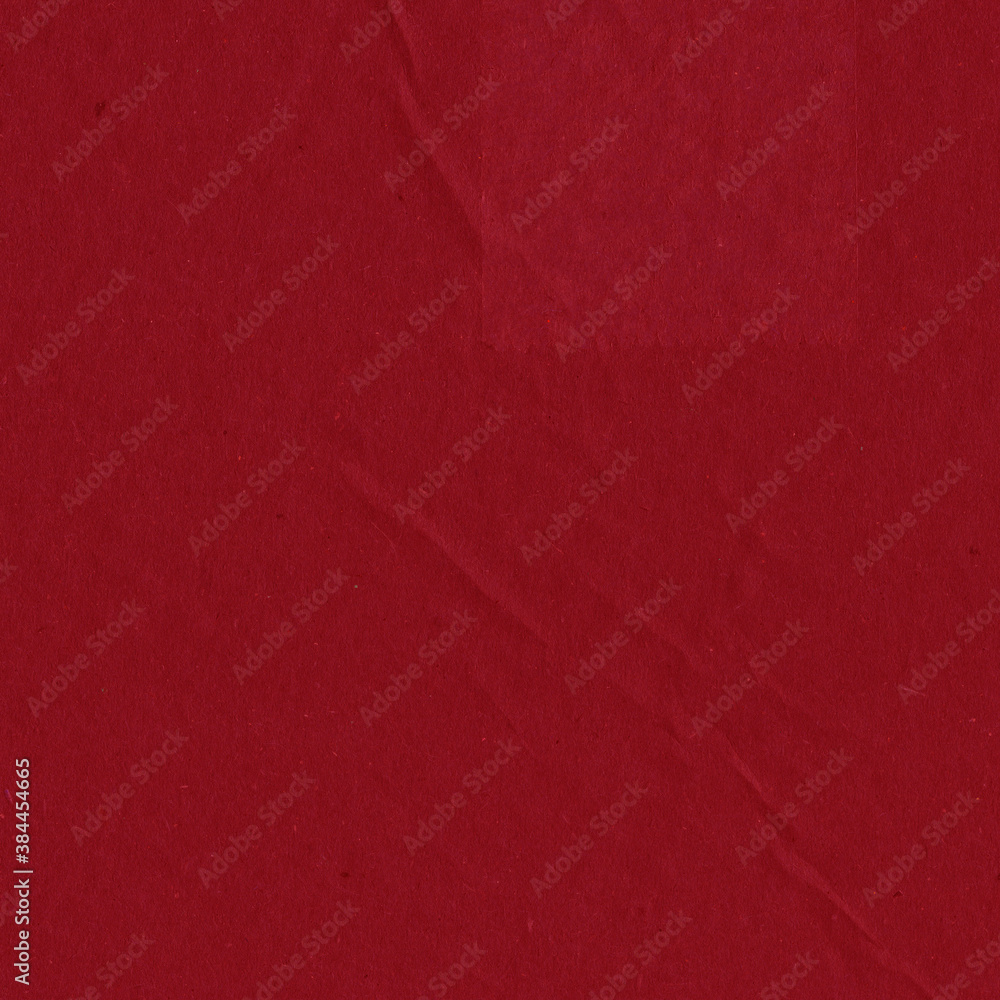 Fototapeta premium Red vintage rough sheet of carton. Recycled environmentally friendly cardboard paper texture. Simple and bright minimalist papercraft background.